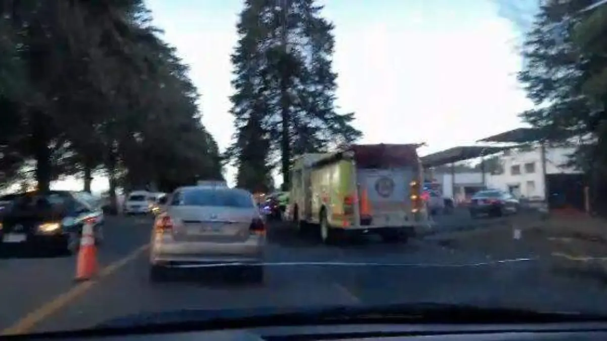 Accidente en la Morelia - Quiroga
